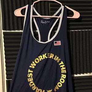 Under Armour Project Rock Hardest Worker Stringer Tank Top